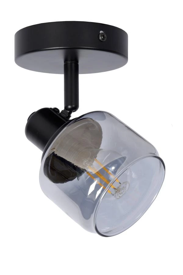 Lucide BJORN - Ceiling spotlight - 1xE14 - Black - turned off